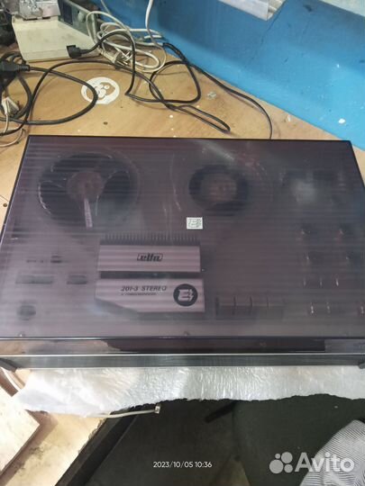 Катушечный магнитофон эльфа 201-3 стерео