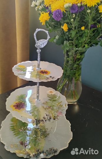 Фруктовница из эпоксидной смолы