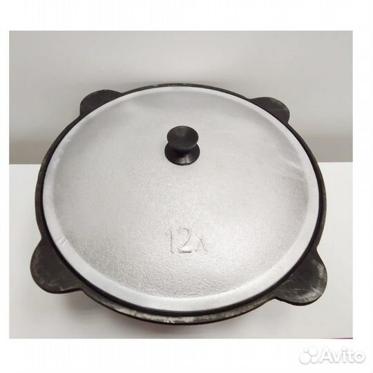Казан чугунный 12 литров