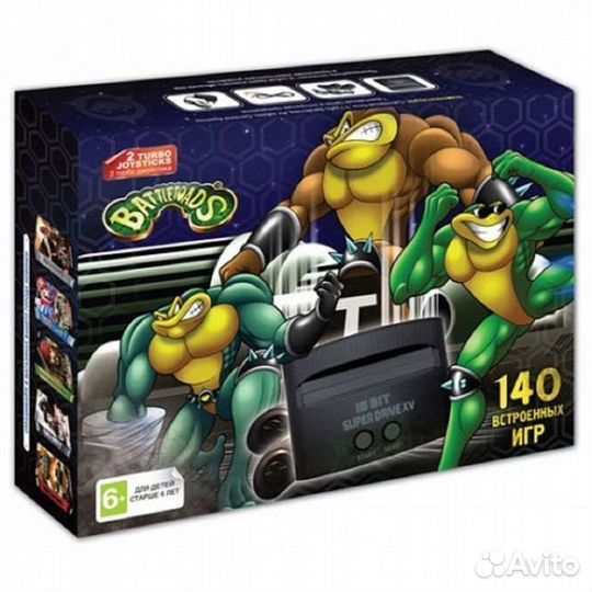 Приставка тв Sega Battle Toads 140 игр