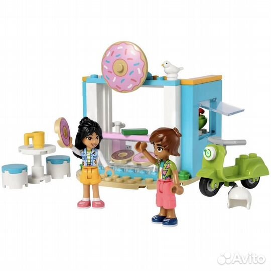 Новый lego Friends Магазин пончиков, 63 детали