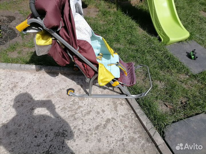 Санки коляска ника kids