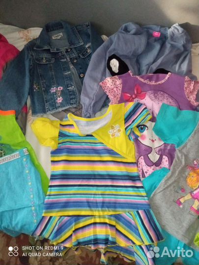 Вещи пакетом на девочку 32 размер