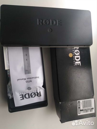 Новый микрофон Rode NT55 конденсаторный