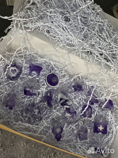 Новогодние игрушки из эпоксидной смолы