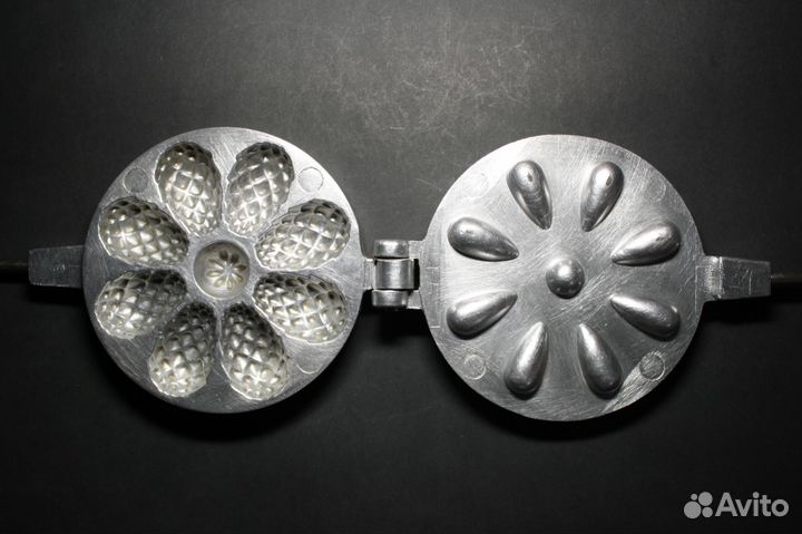 Вафельница форма для выпечки шишки гост. СССР