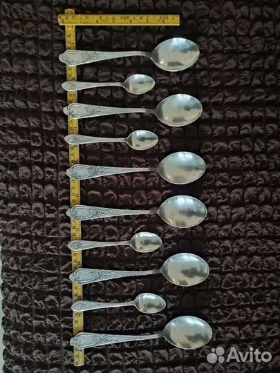 Серебряные ложки СССР 875 пробы