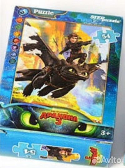 Как приручить дракона пазлы