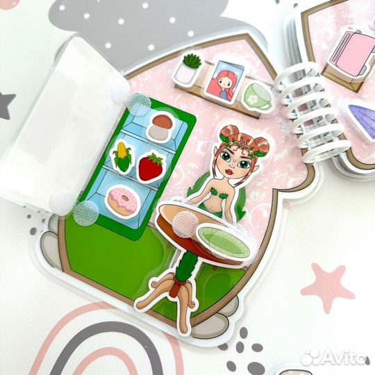 Игра на липучках домик феи