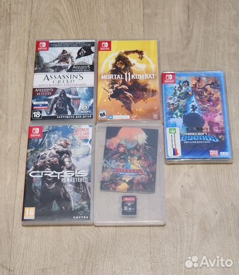 Игры для nintendo switch катриджи