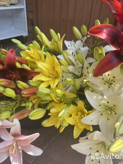 Лилии и букеты из них