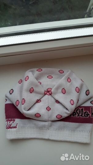 Шапка на девочку 3-5 лет