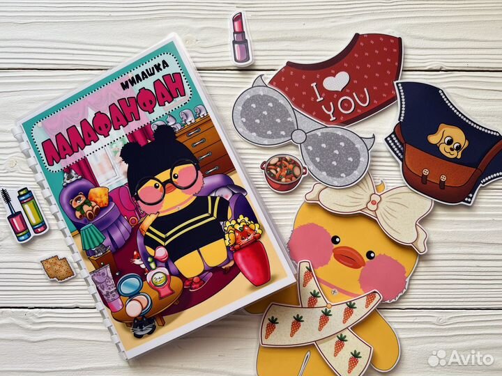 Уточка Лалафанфан «на липучках»