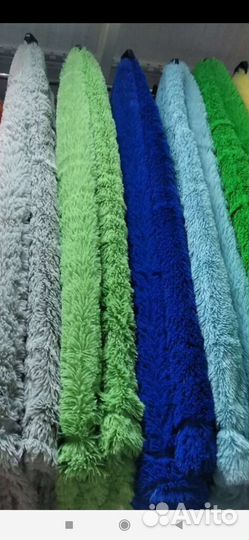 Плед пушистый травка