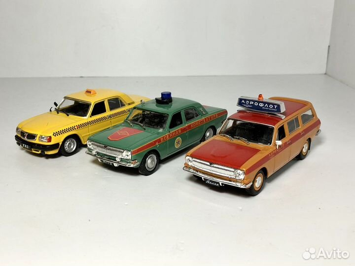 Лот моделей #7 Газ Волга 1:43 Дефект