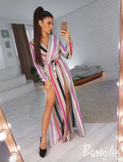 Платье длинное 42р