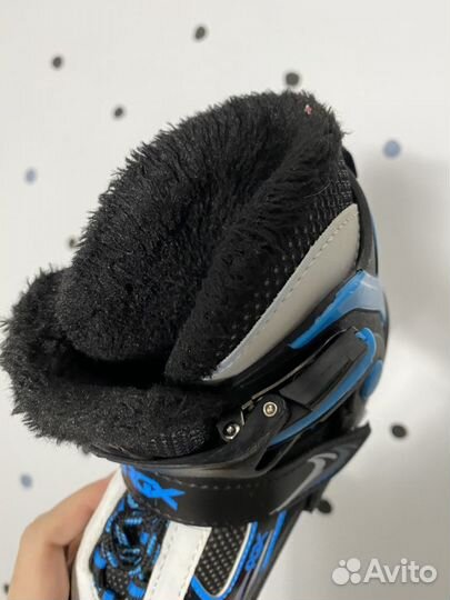 Коньки детские раздвижные, размер 31-34