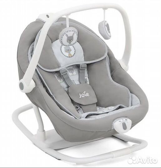 Качели-шезлонг для малышей Joie Sansa 2 в 1