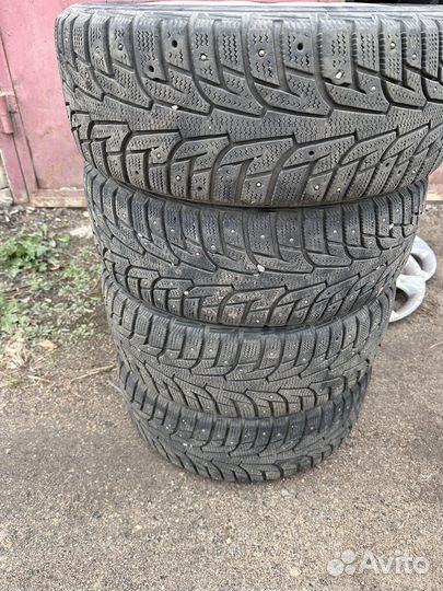 Колеса в сборе зимние шипы солярис рио 195/55 R15