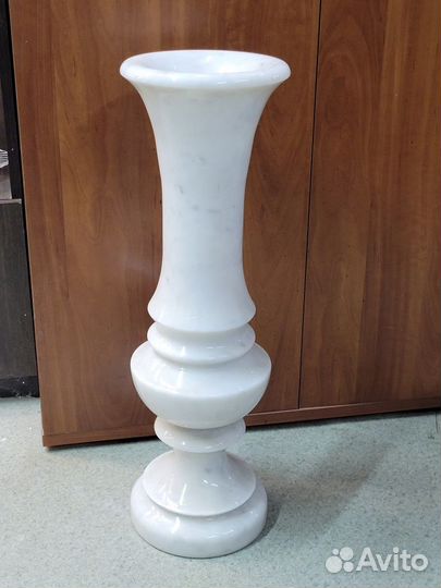 Большая ваза для цветов камень Мрамор 60 см