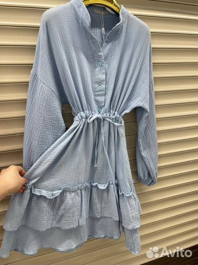 Платье летнее женское 48 хлопок