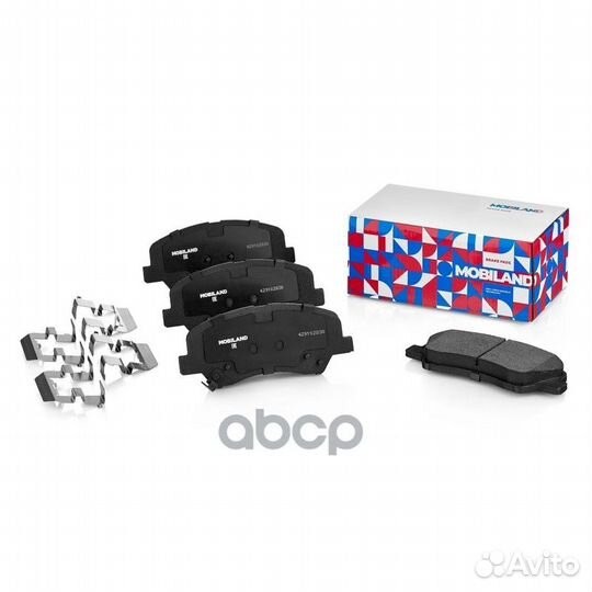 Колодки тормозные дисковые перед 429102830 mobi