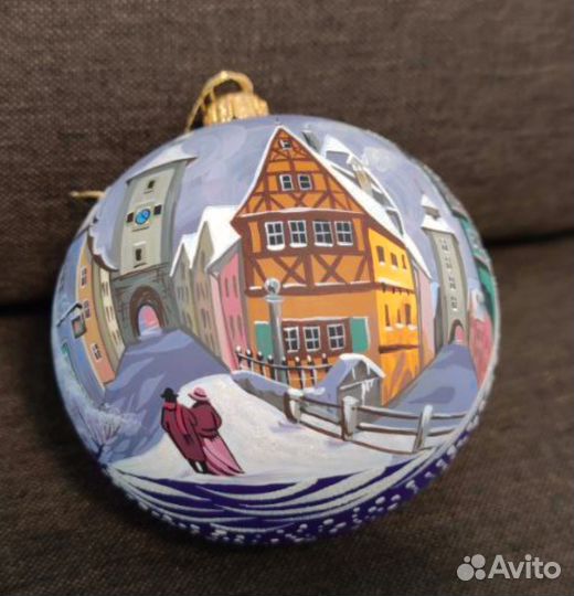 Елочные игрушки шары Ариель обмен