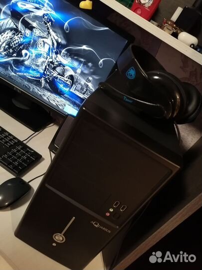 Игровой пк intel core i5 4570/gtх1060/12gb/ssd,hdd