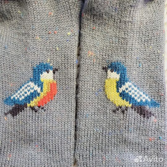 Носки шерстяные теплые вязаные женские, 37-38 р