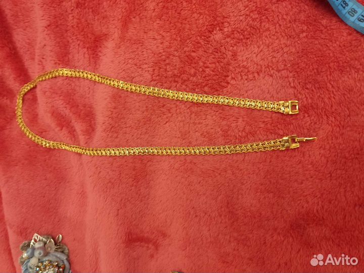 Пояс женский золотой Monet (браслет, колье)