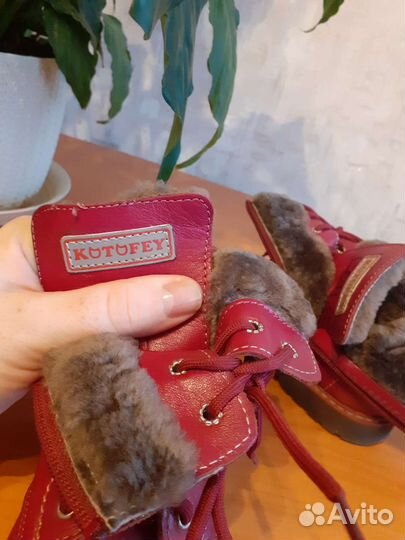 Сапоги на девочку Зима