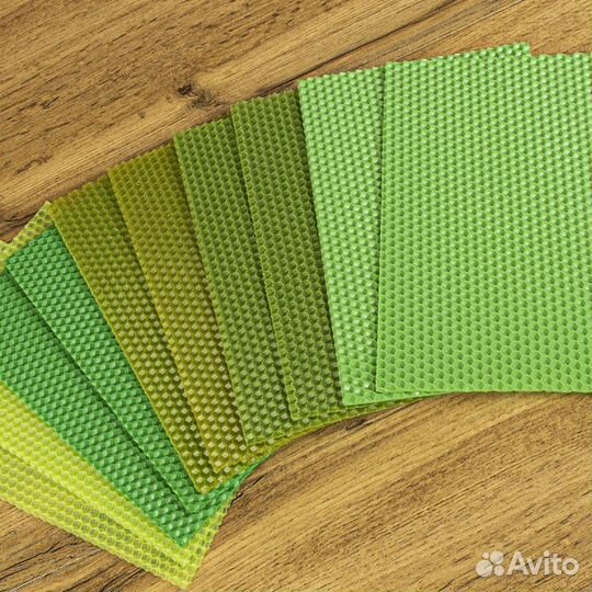 Вощина для свечей цветная № 2 (10 листов 200х130 м