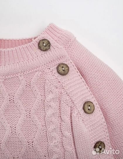 Костюм вязаный для девочки 74-80