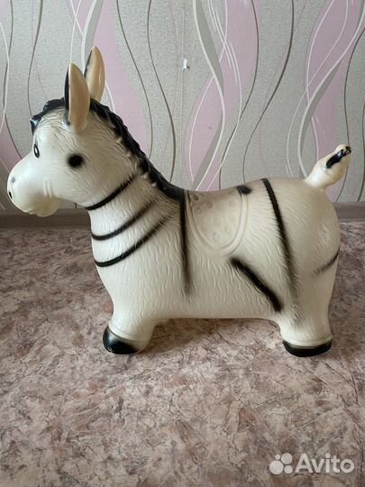 Резиновый ослик прыгун