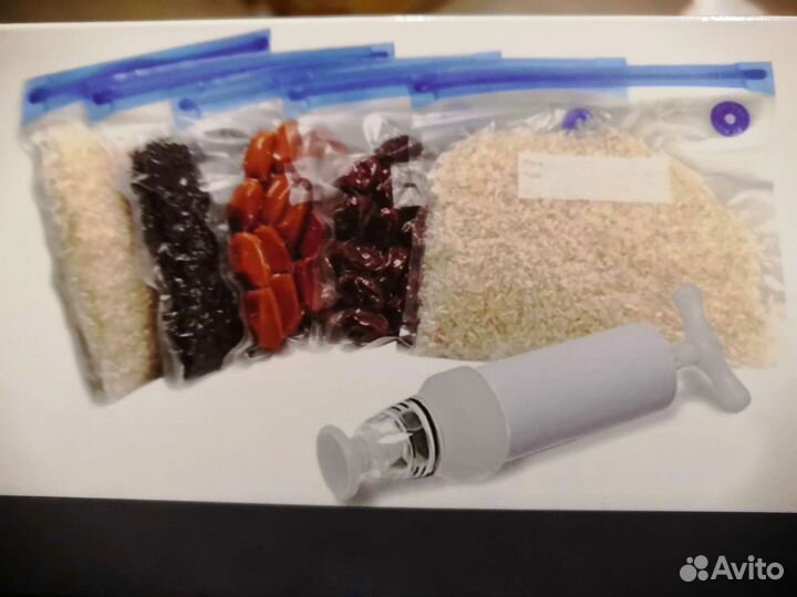 Пакеты для заморозки с насосом