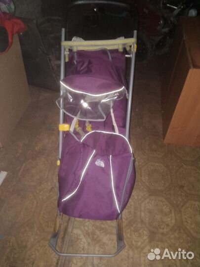 Сани коляска детские