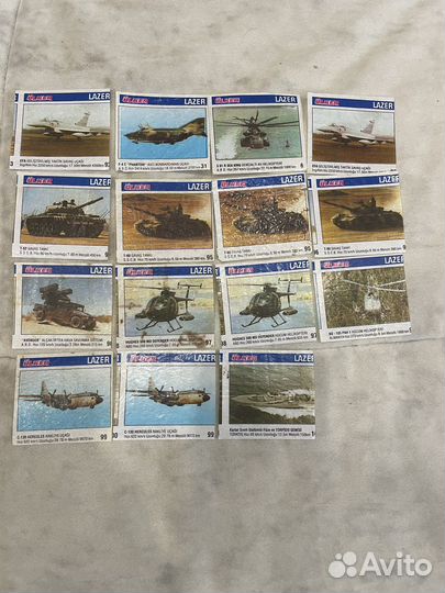 Вкладыши от жвачек