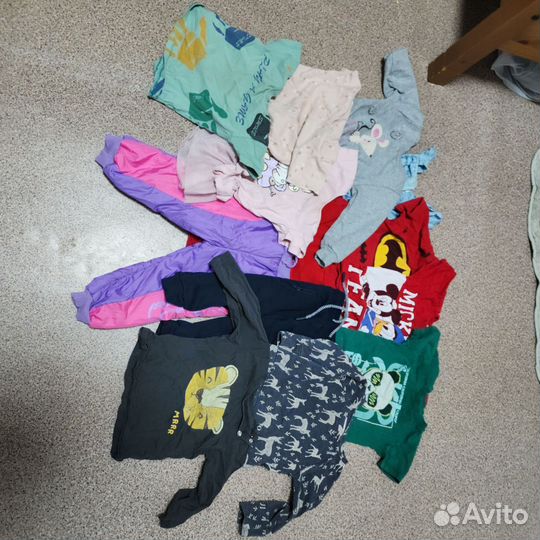 Детские вещи 3 бальших пакета