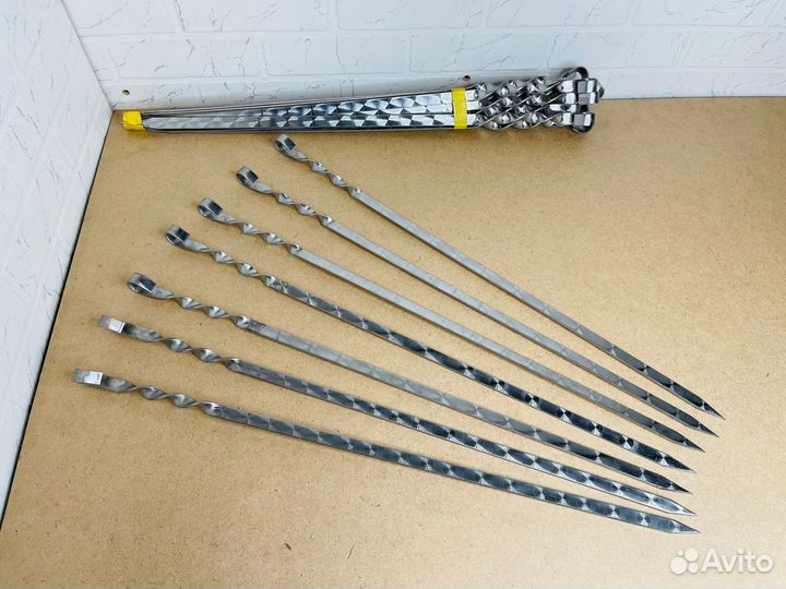 Шампур 10*40 с ручкой 