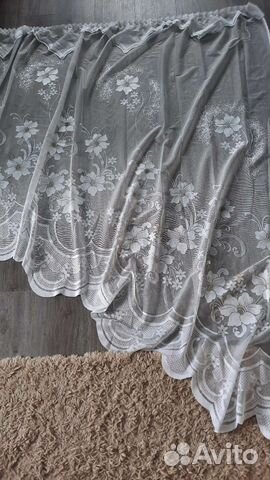 Тюль на кухню арка