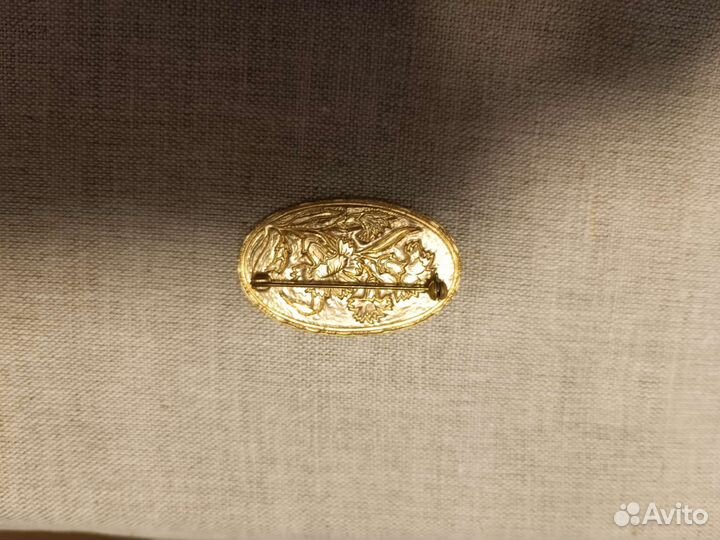 Брошь винтажная чехия