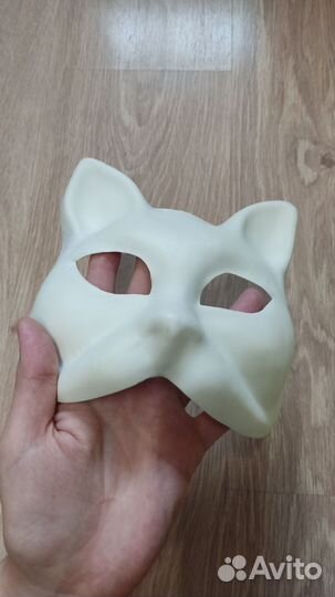 Основа маска под роспись кот (венецианская маска)