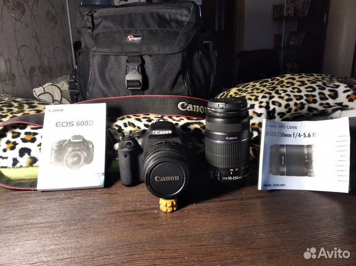 Профессиональный фотоаппарат canon 600d