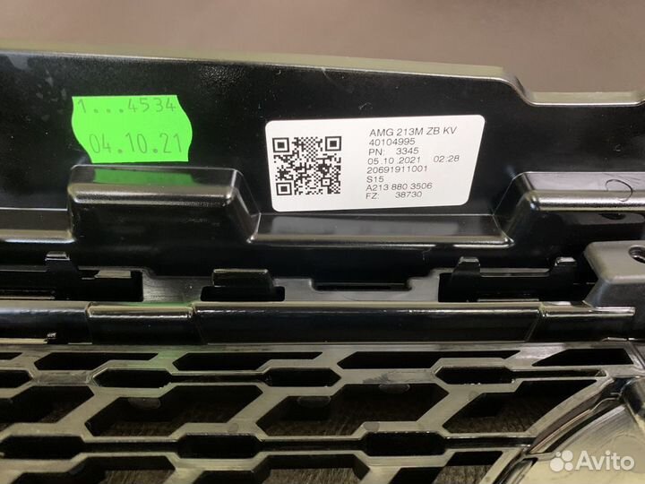 Решетка радиатора mercedes e-class w213 diamond si