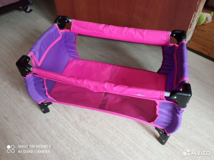 Кроватка-манеж для кукол