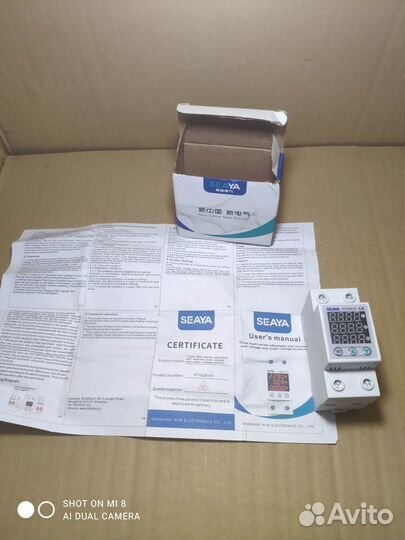 3 в 1 защита от превышения U, тока, счётчик квт