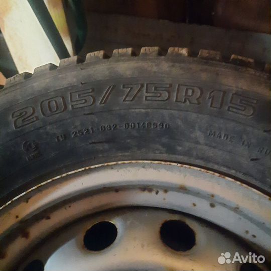 Зимняя резина r15 с дисками на ниву