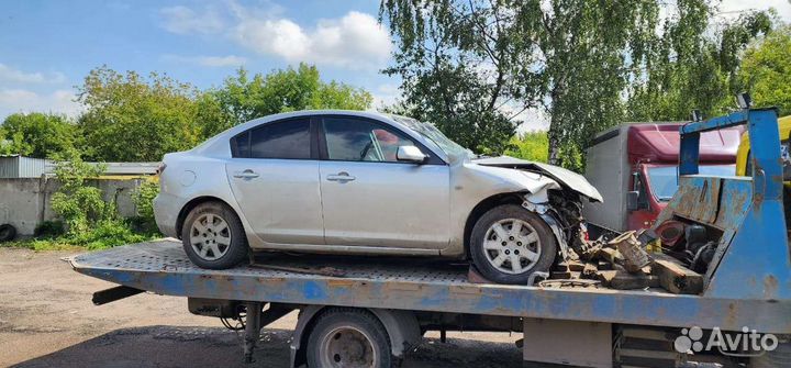 Mazda 3 1.6 МТ, 2008, битый, 165 000 км