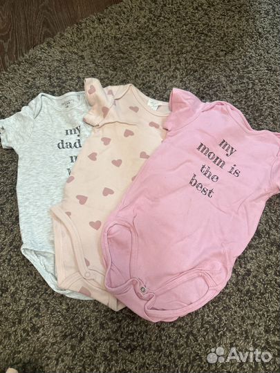 Одежда пакетом для девочки 86 92