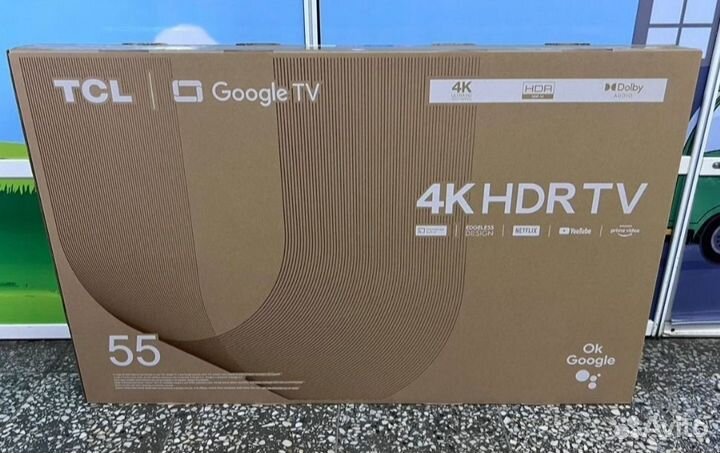 Новый Smart TV55 TCL(140см) 4k ultra Google TV